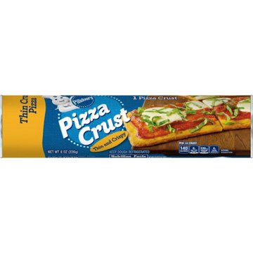 Pillsbury Pizza Crust Thin & Crispy, 8 oz