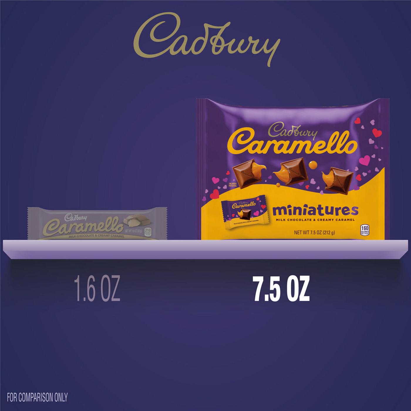 Cadbury Caramello Miniatures Milk Chocolate Caramel Valentine's Candy; image 2 of 7