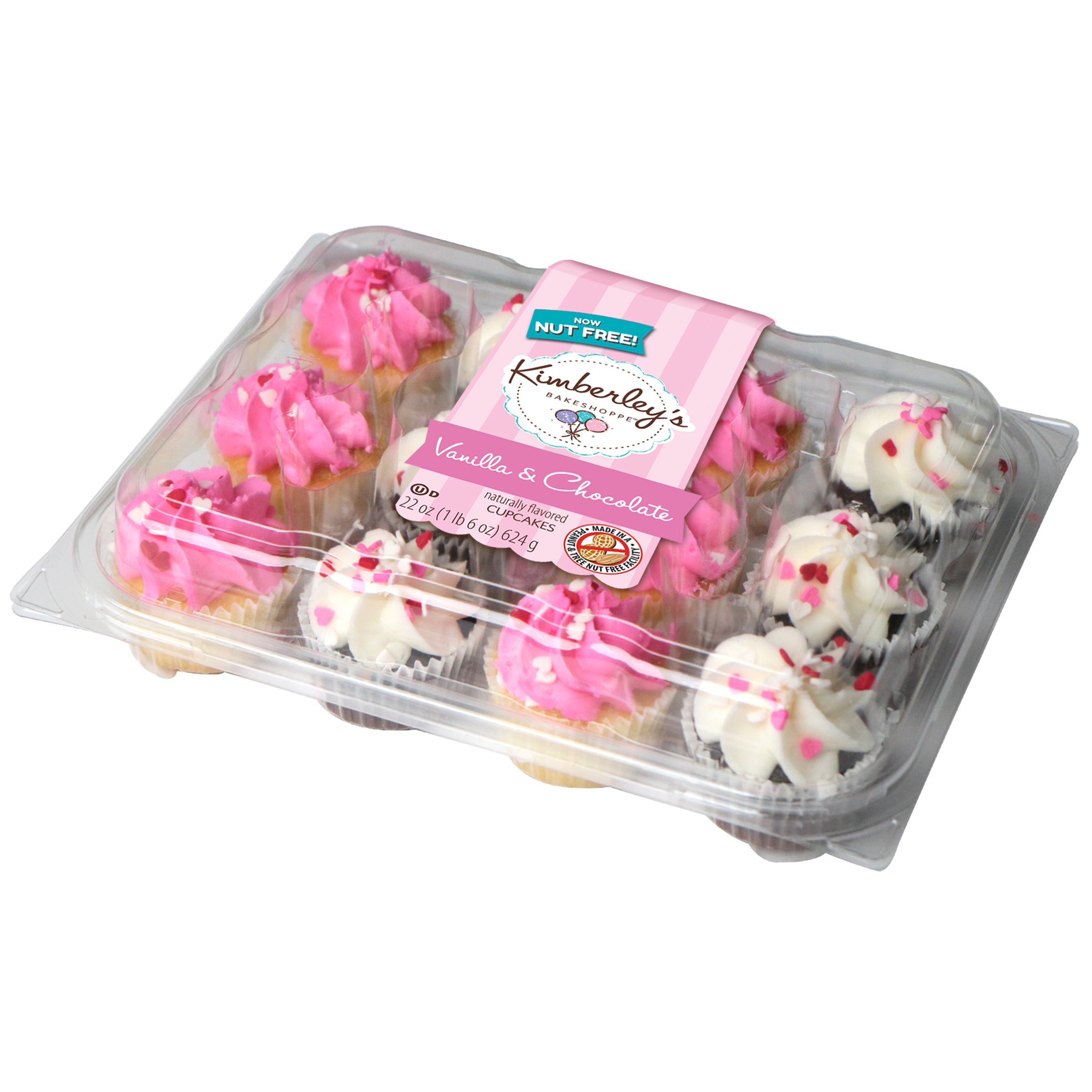 Kimberley's Valentine's Day Mini Cupcakes Vanilla