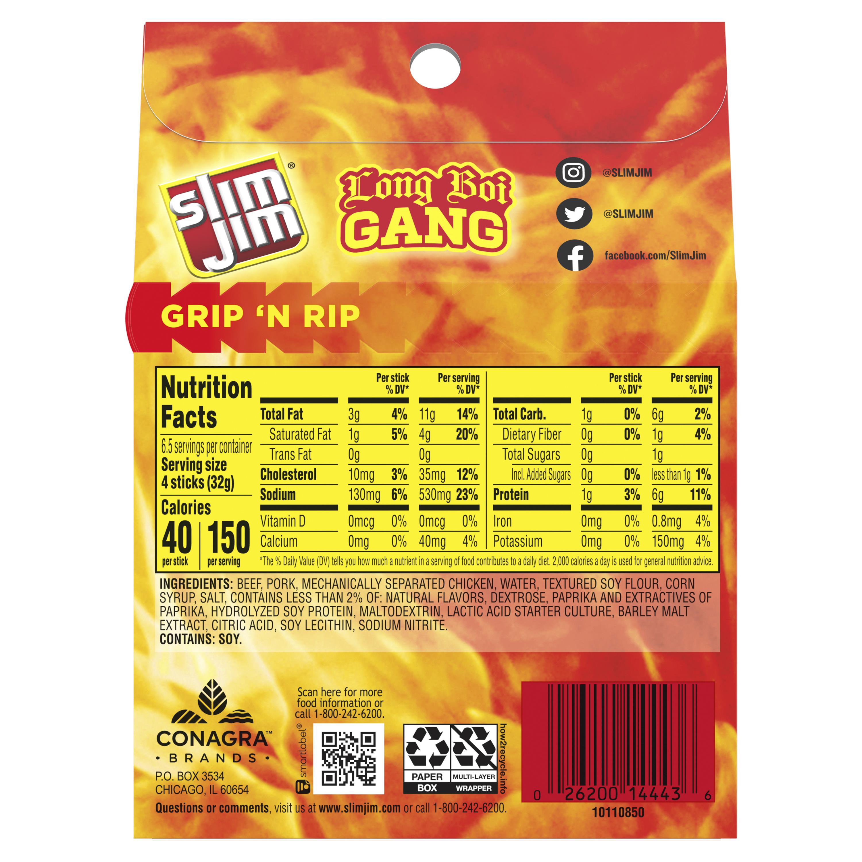 Slim Jim Original Snack Size Stick Pantry Pack - Shop Jerky at H-E-B