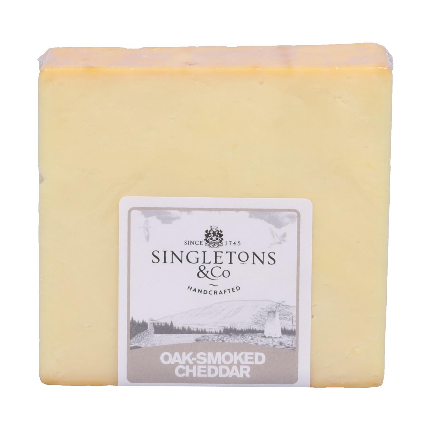 Singleton's English Oak Smoked Cheddar Cheese; image 1 of 2