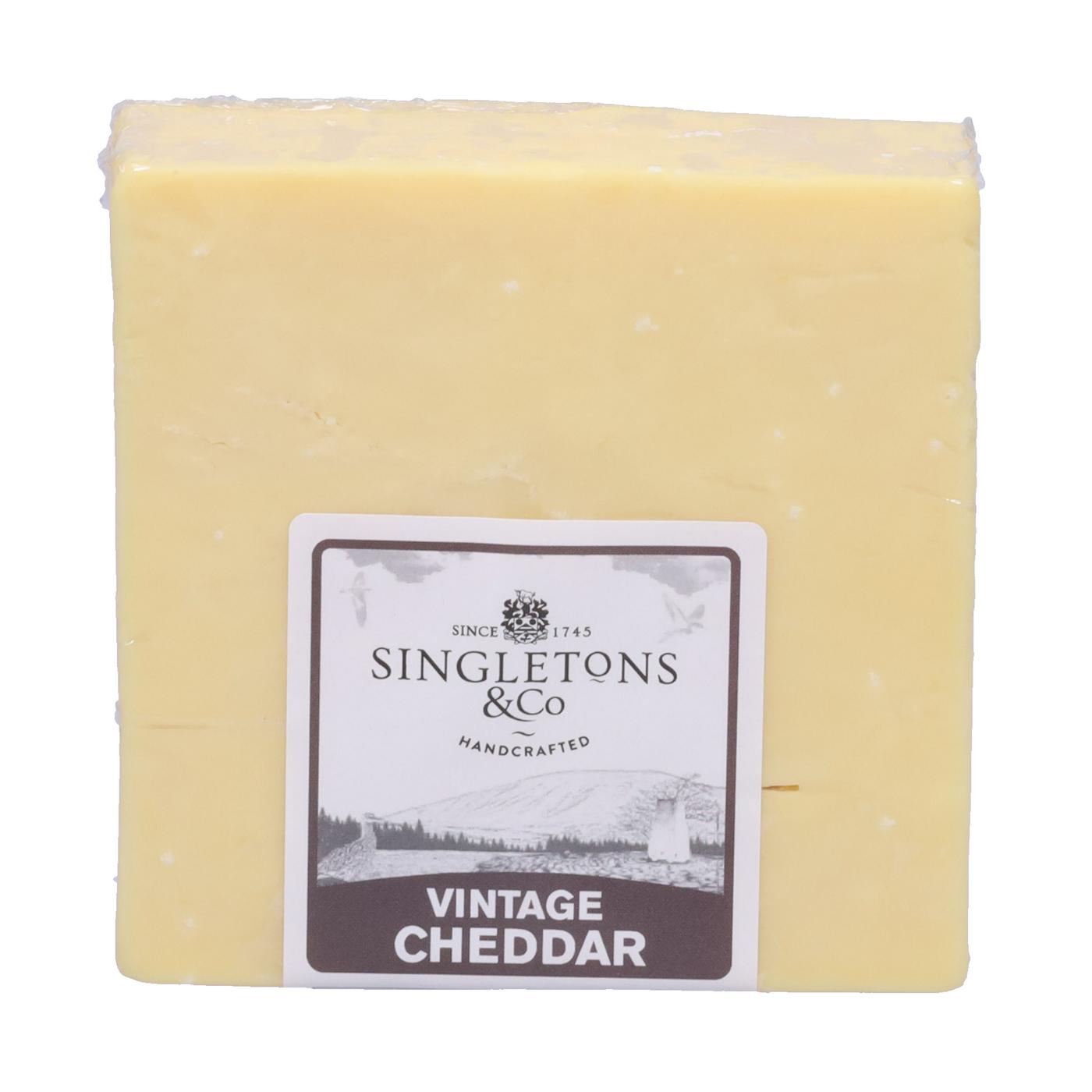 Singleton's English Vintage Cheddar Cheese; image 1 of 2