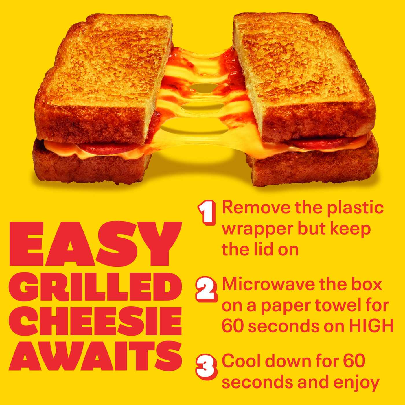 Lunchables Crispy Grilled Cheesies Frozen Sandwiches - Pepperoni Pizza; image 4 of 4