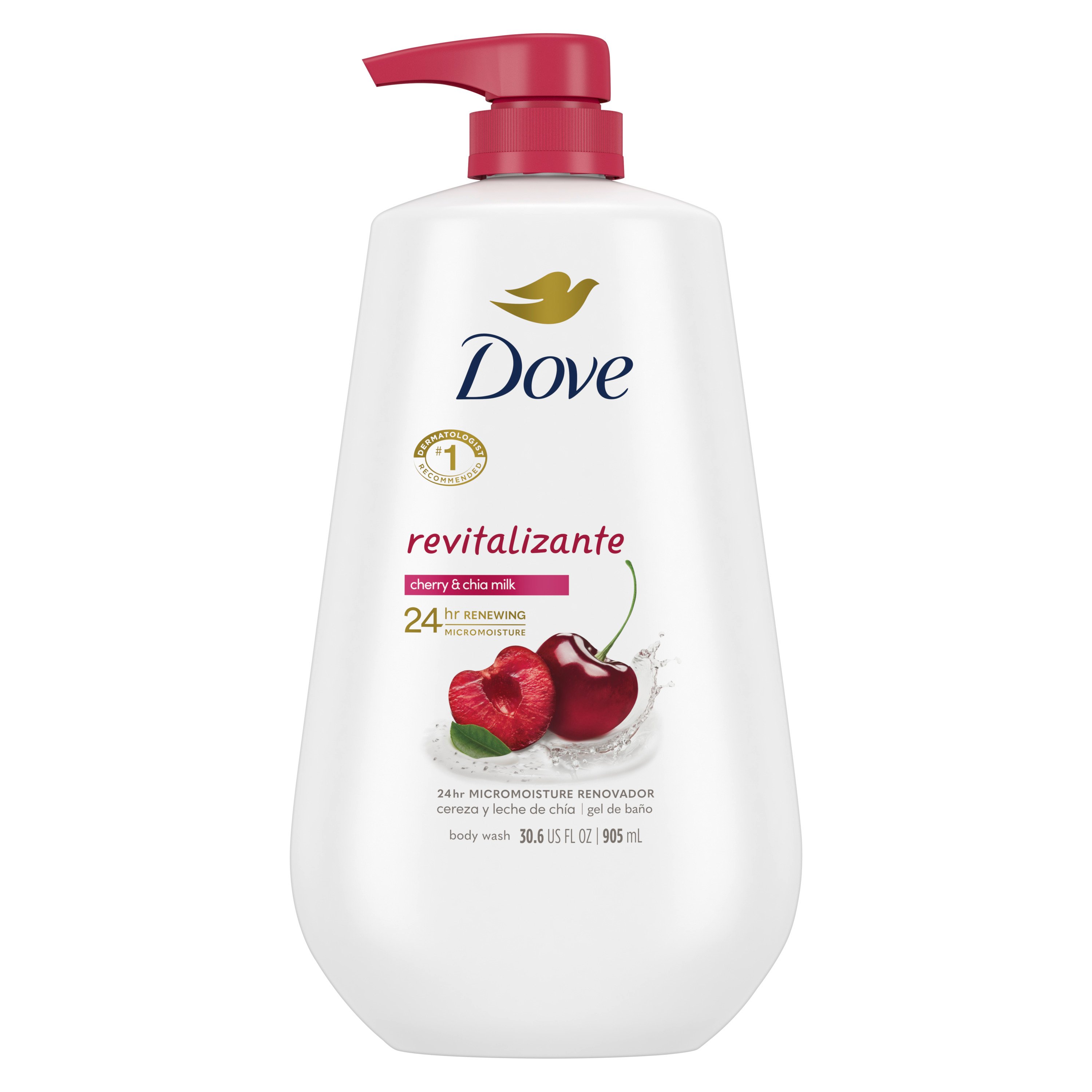 Dove Revitalizante Body Wash Cherry & Chia Milk Shop Body Wash at HEB