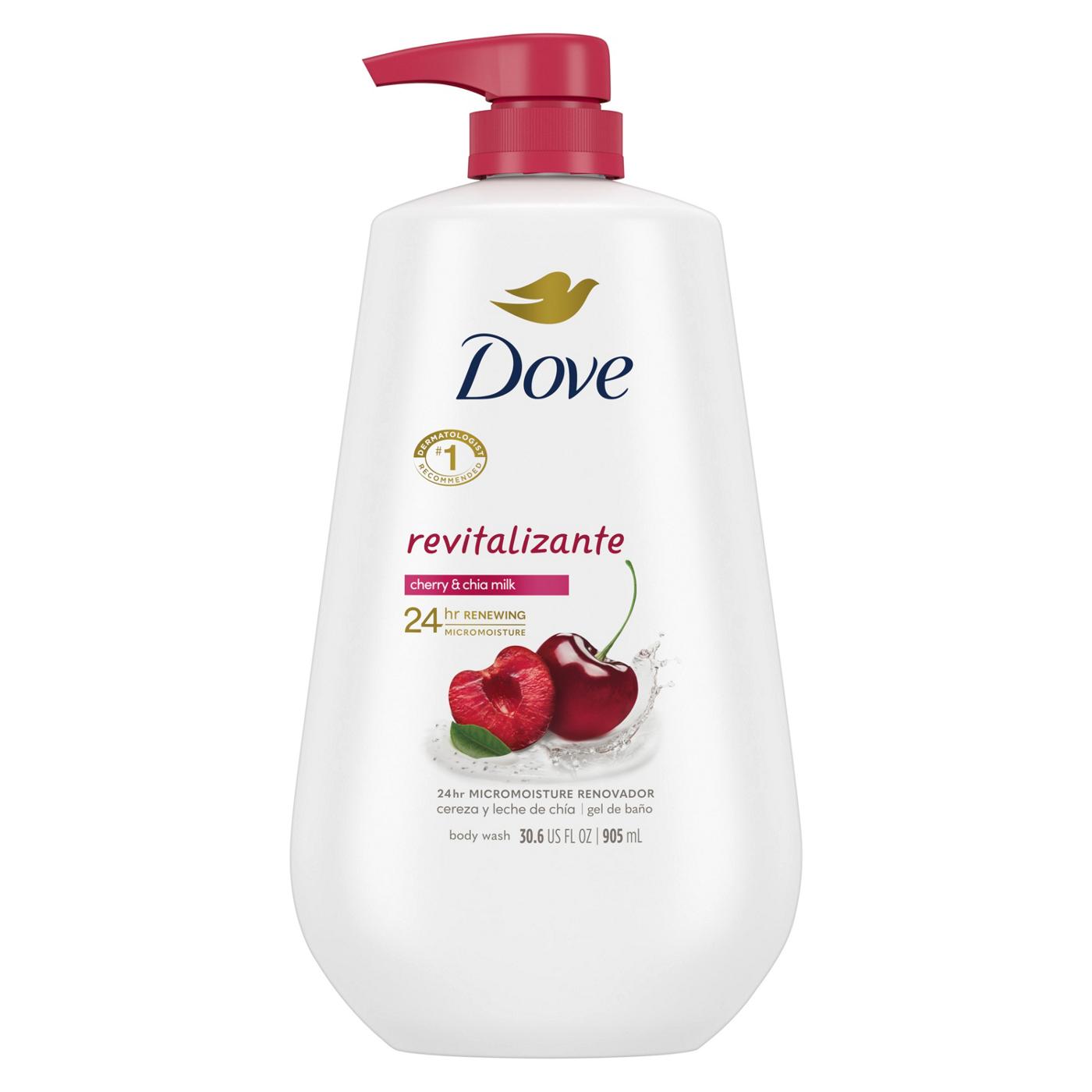 Dove Revitalizante Body Wash - Cherry & Chia Milk; image 1 of 3