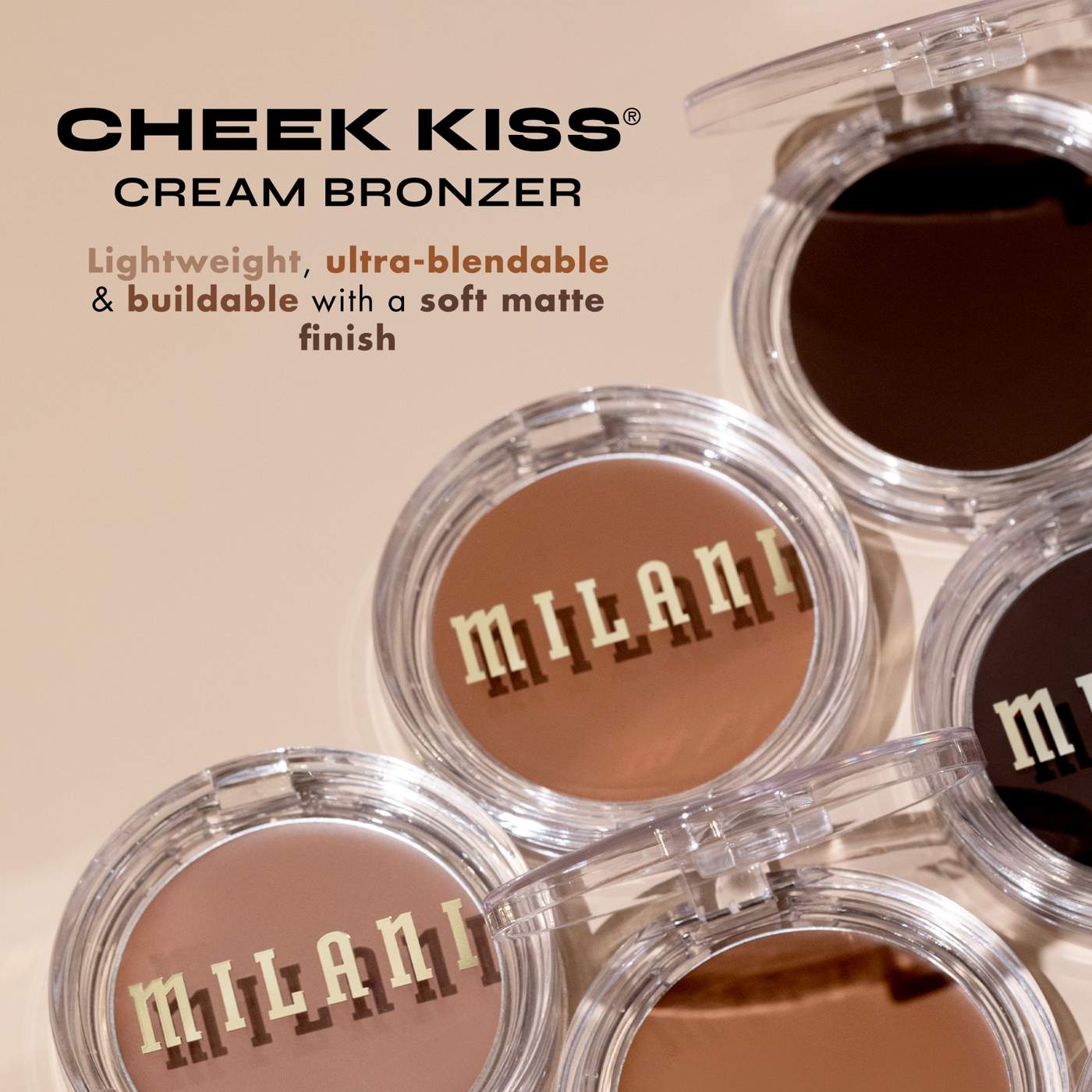 Milani Cheek Kiss Cream Bronzer - Hey Honey; image 7 of 9