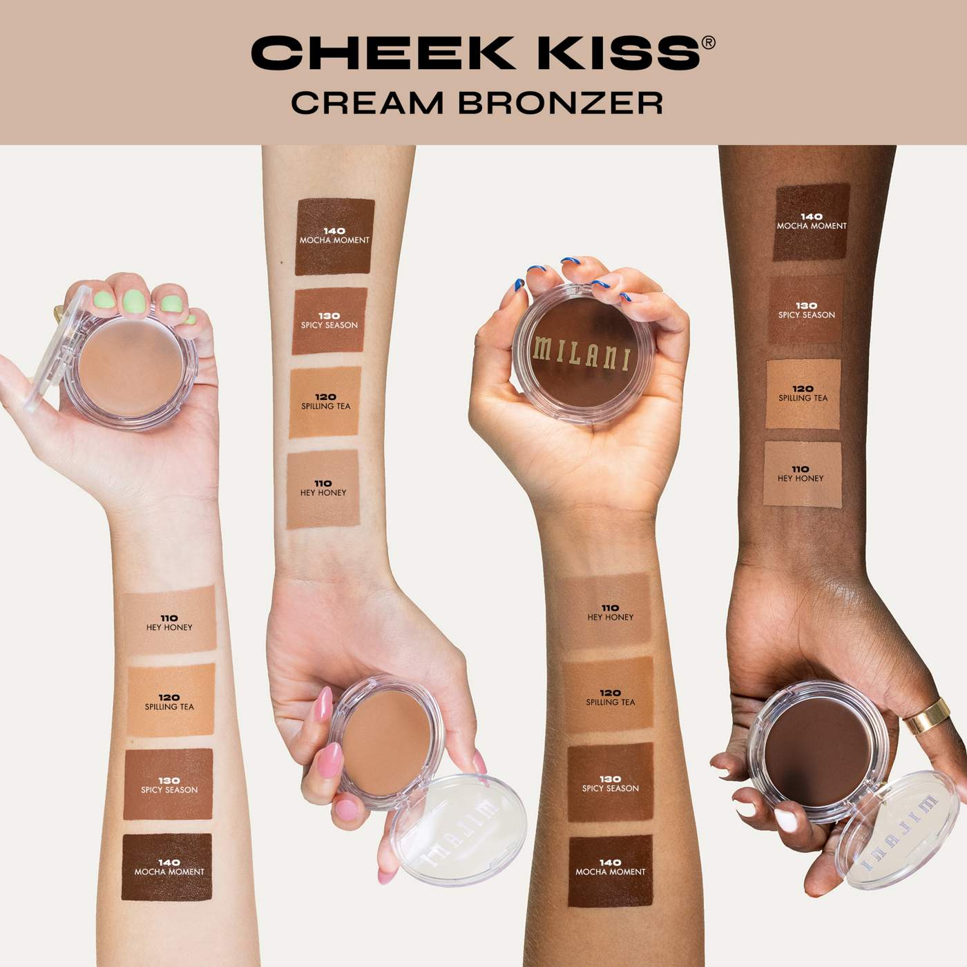 Milani Cheek Kiss Cream Bronzer - Hey Honey; image 6 of 6