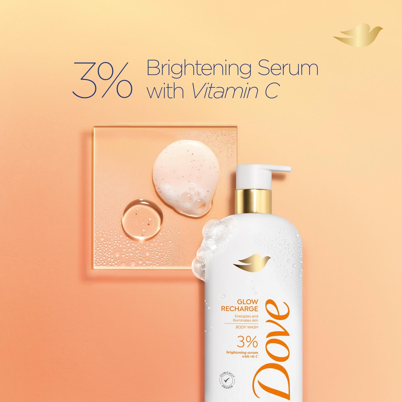 Dove Glow Recharge With Vitamin C Body Wash; image 3 of 5