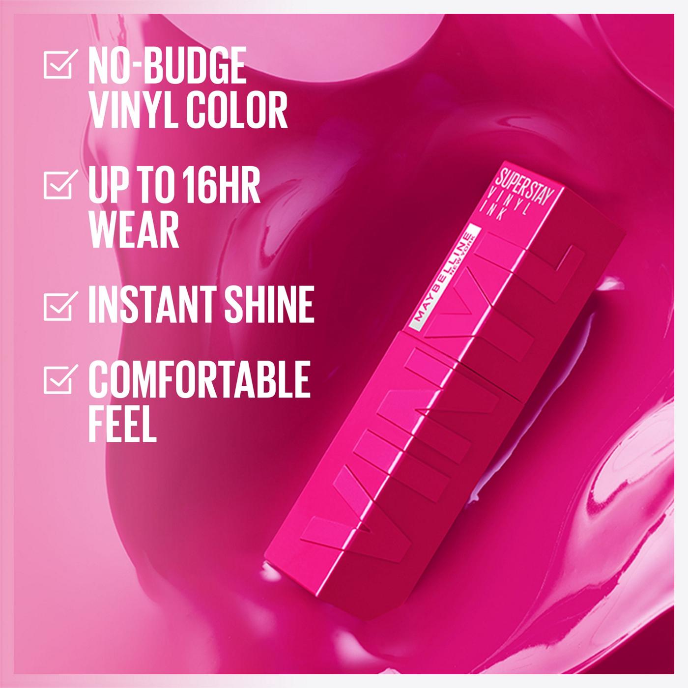 Maybelline Super Stay Vinyl Ink Longwear Lipcolor - Striking; image 11 of 14