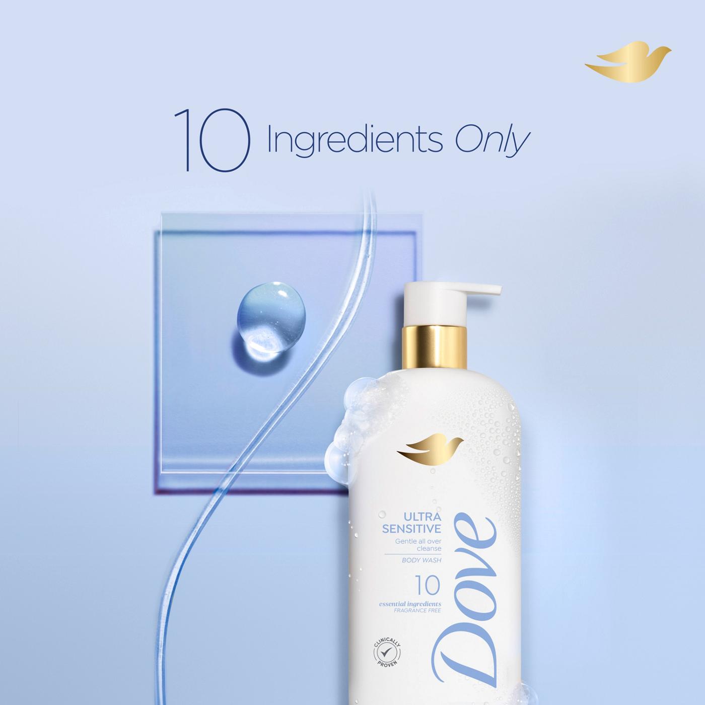 Dove Ultra Sensitive Body Wash; image 3 of 6