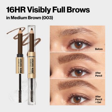 Revlon ColorStay Brow Fantasy Pencil & Gel - Medium Brown