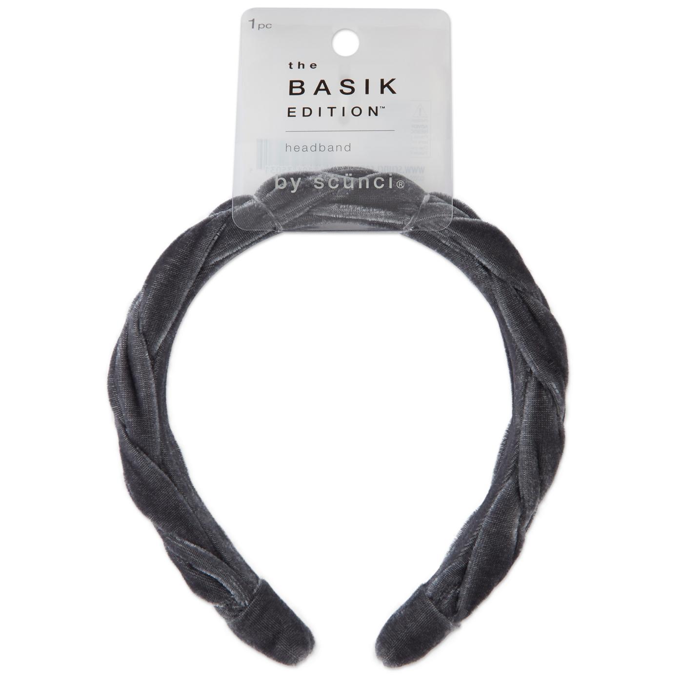 Scunci Basik Edition Braided Velvet Headband Shop Hair Accessories at