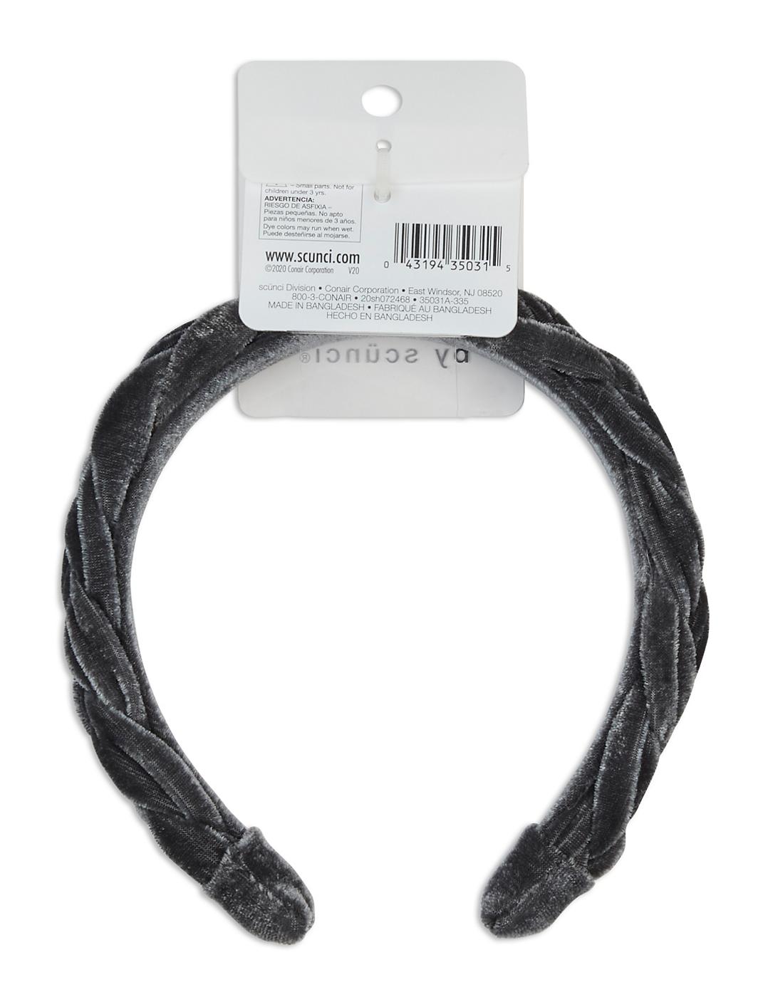 Scunci Basik Edition Braided Velvet Headband Shop Hair Accessories at