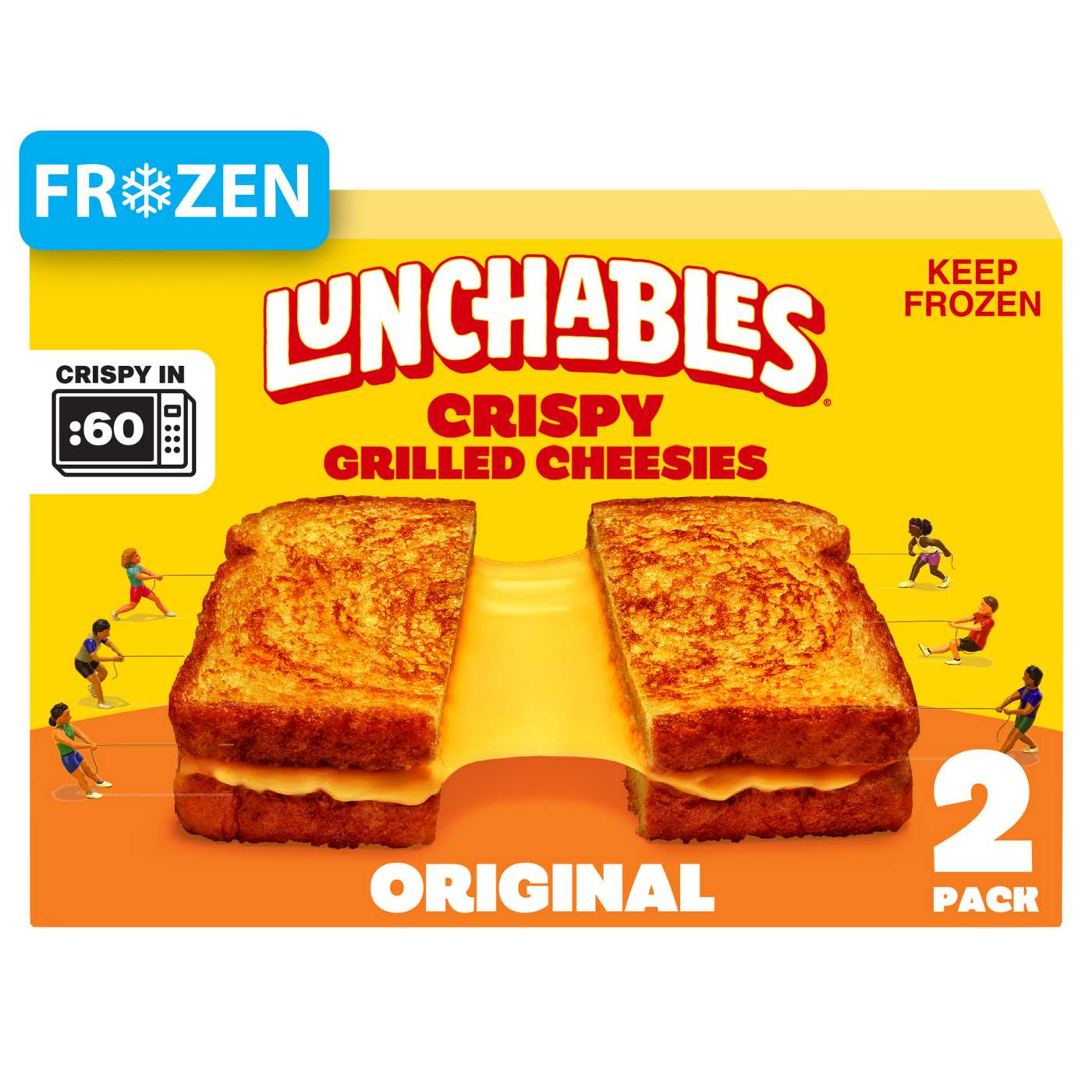 Lunchables Crispy Grilled Cheesies Frozen Sandwiches - Original; image 1 of 9