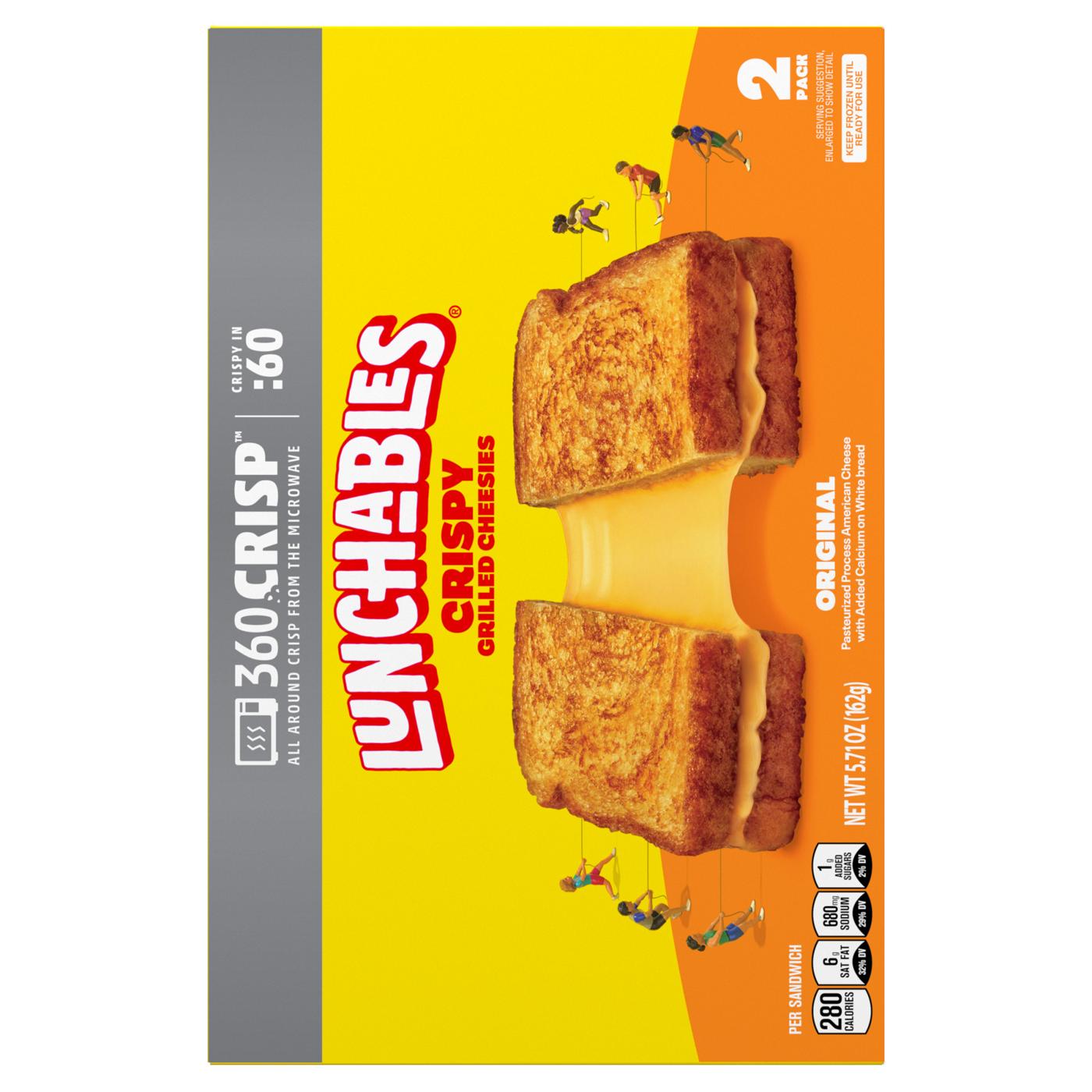 Lunchables Crispy Grilled Cheesies Frozen Sandwiches - Original; image 5 of 5