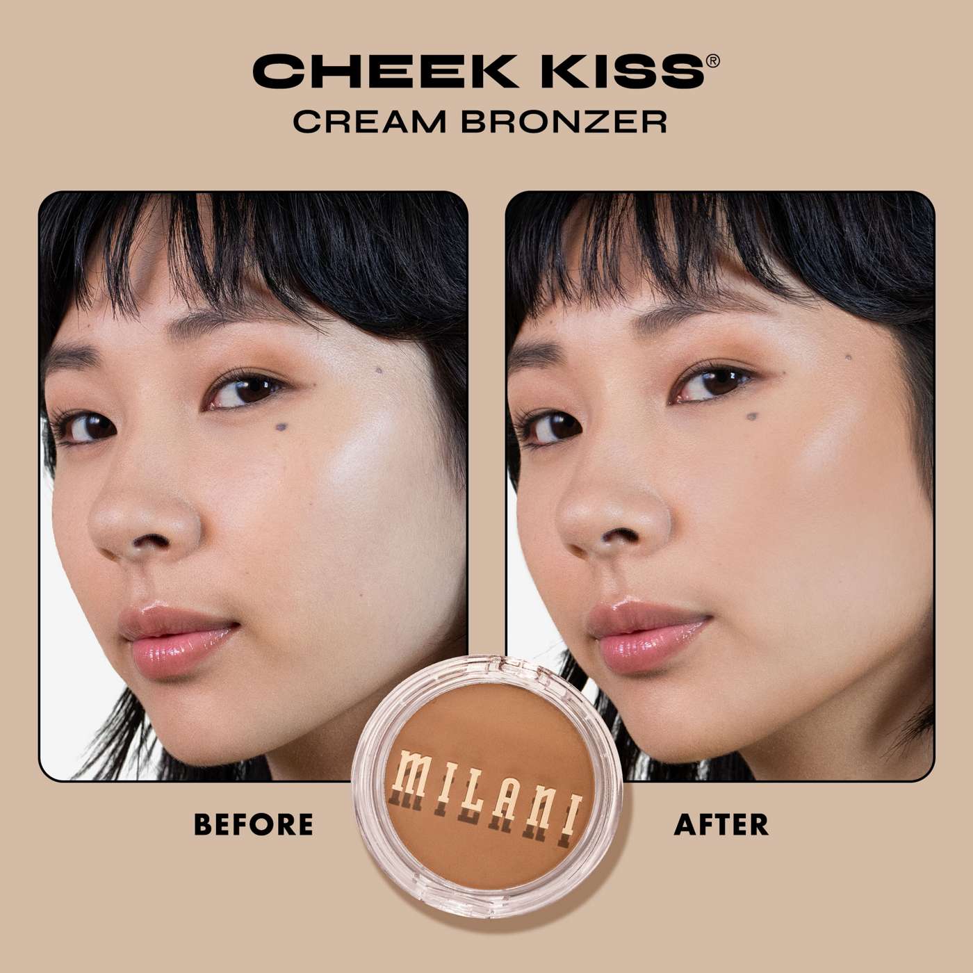 Milani Cheek Kiss Cream Bronzer - Spilling Tea; image 2 of 6