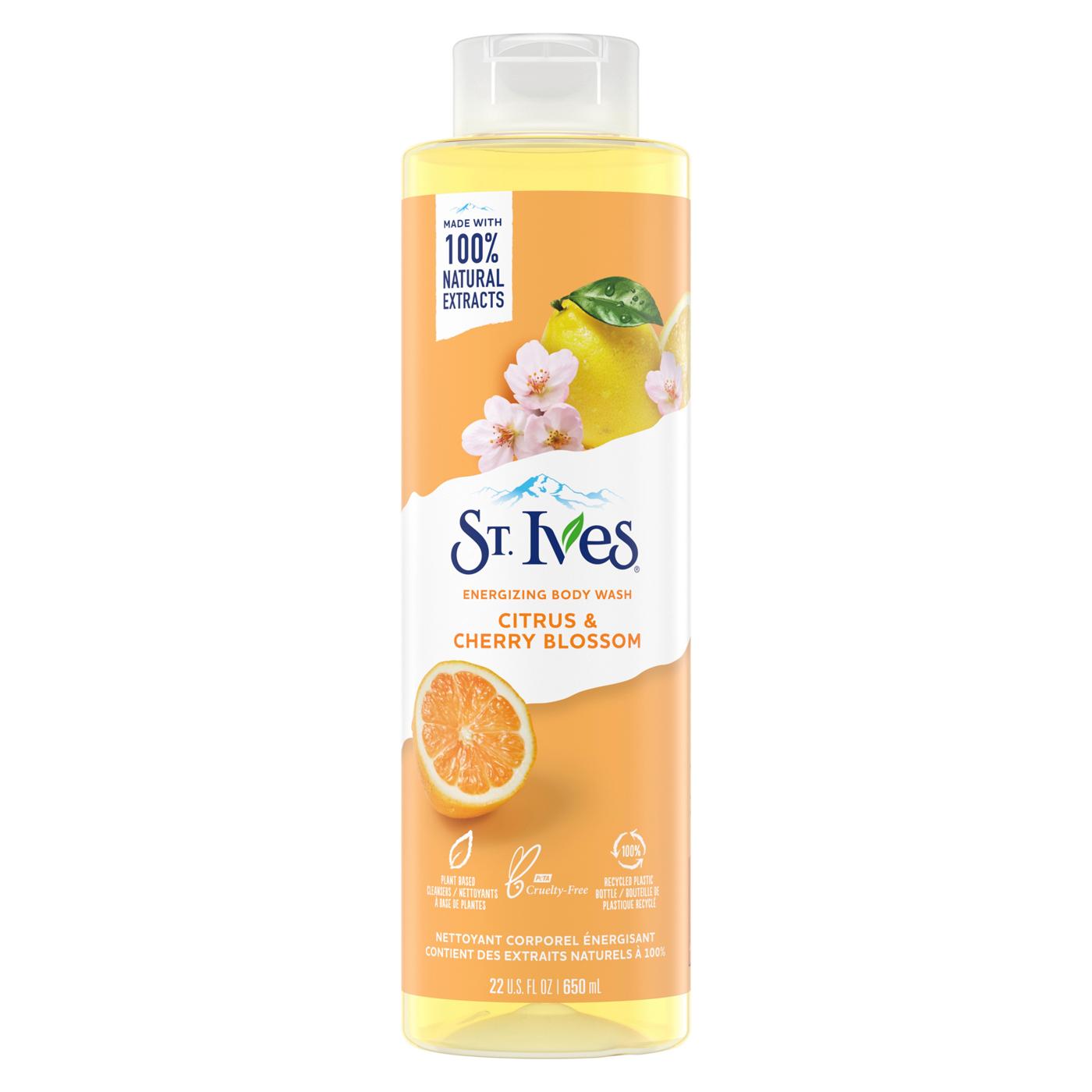 St. Ives Energizing Body Wash - Citrus & Cherry Blossom; image 1 of 2