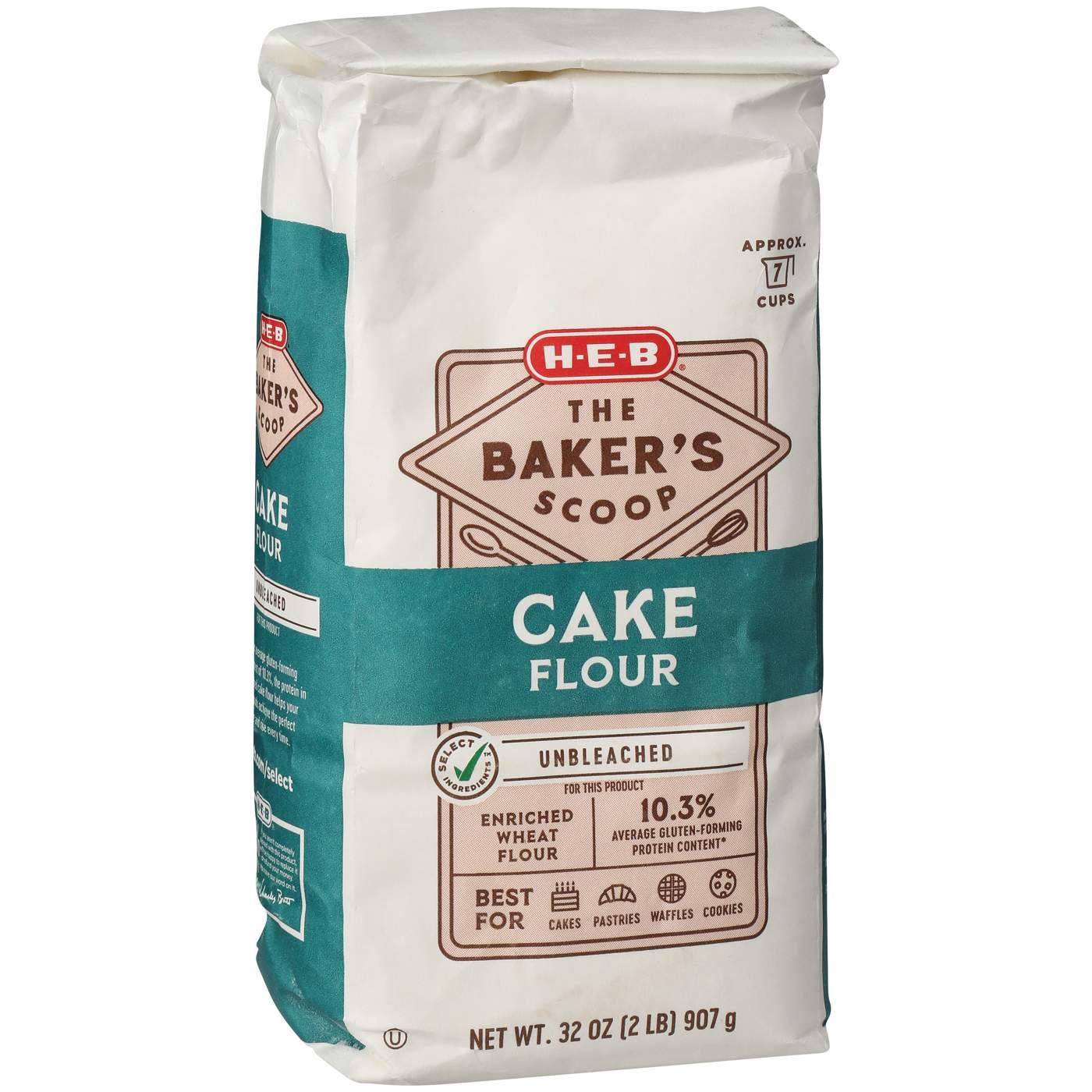 H-E-B The Baker's Scoop Unbleached Cake Flour; image 2 of 2