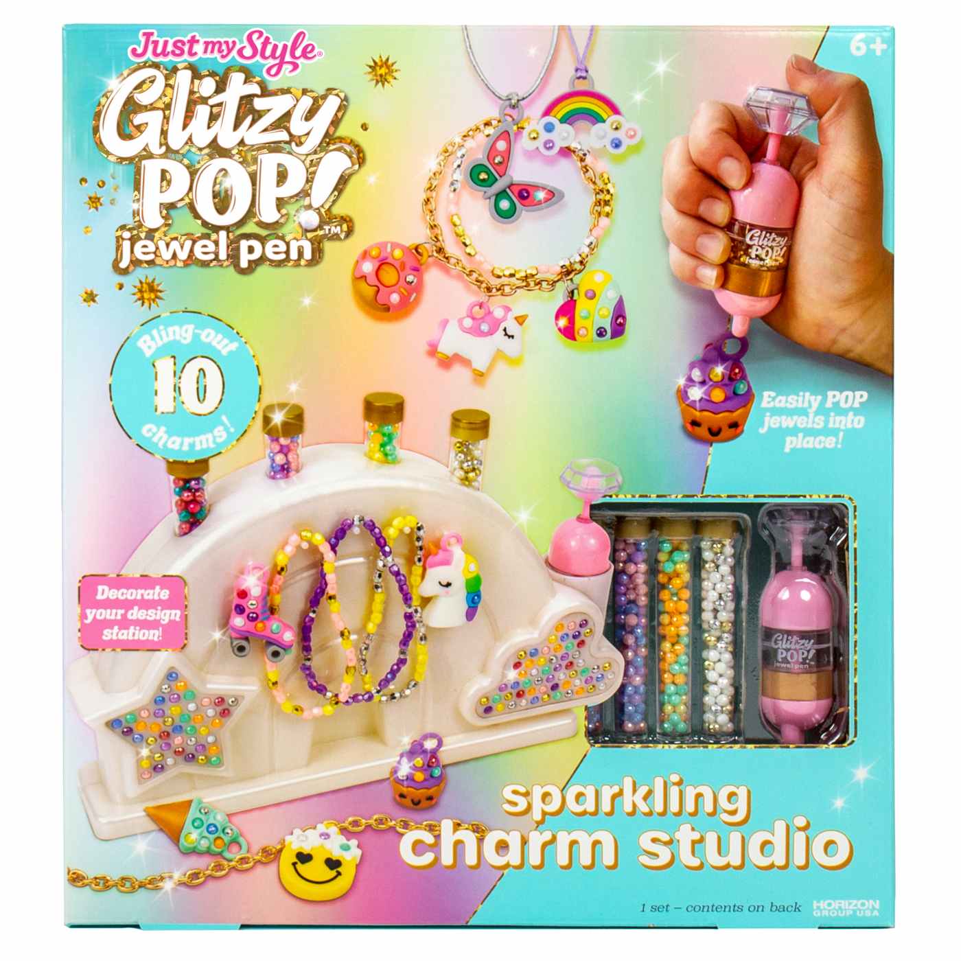 Just My Style Glitzy Pop! Jewel Pen Sparkling Charm Studio; image 1 of 2