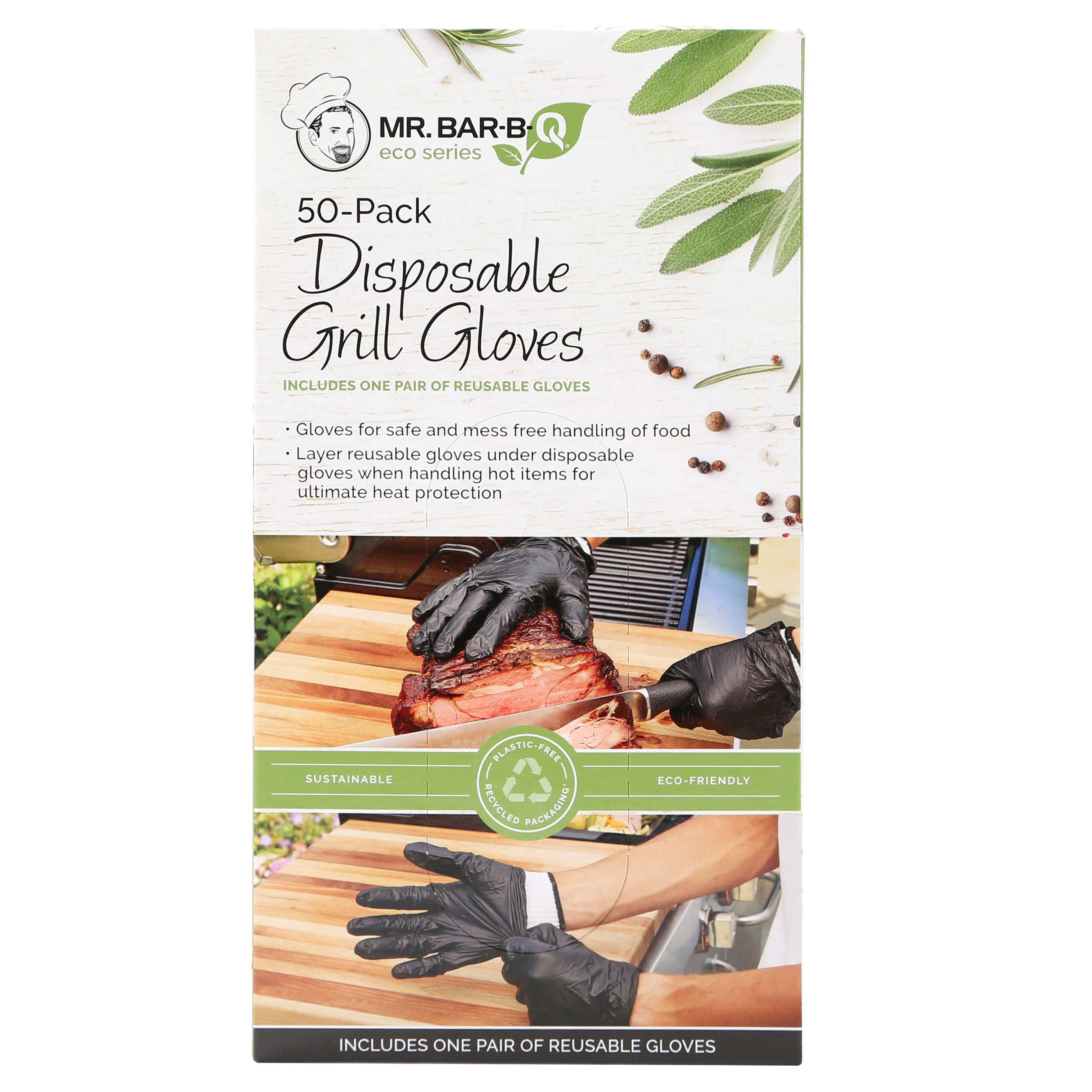 Mr. BarBQ Eco Series Disposable Grill Gloves Shop Grill Accessories
