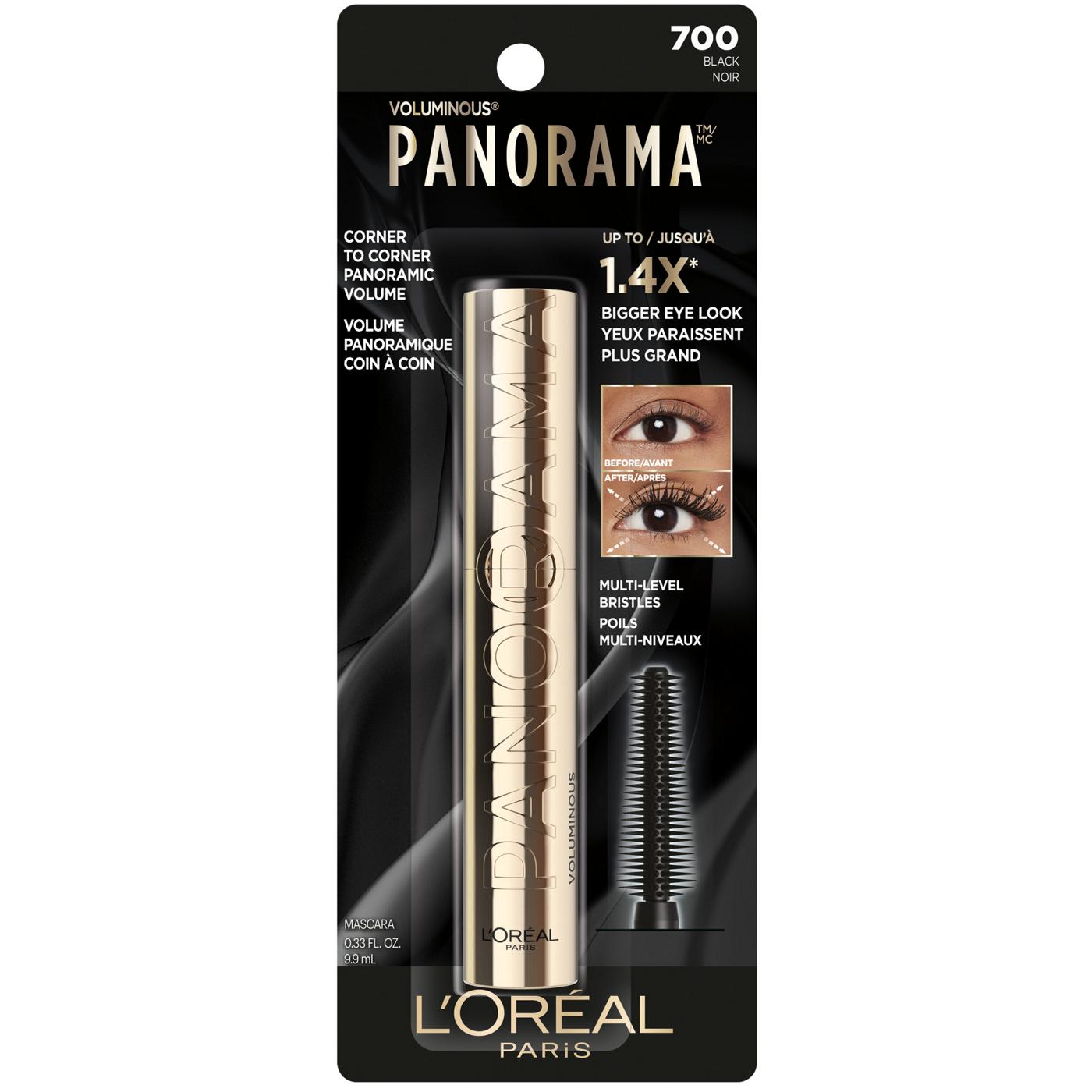 L'Oréal Paris Voluminous Panorama Mascara, Washable, Volumizing Black; image 1 of 7