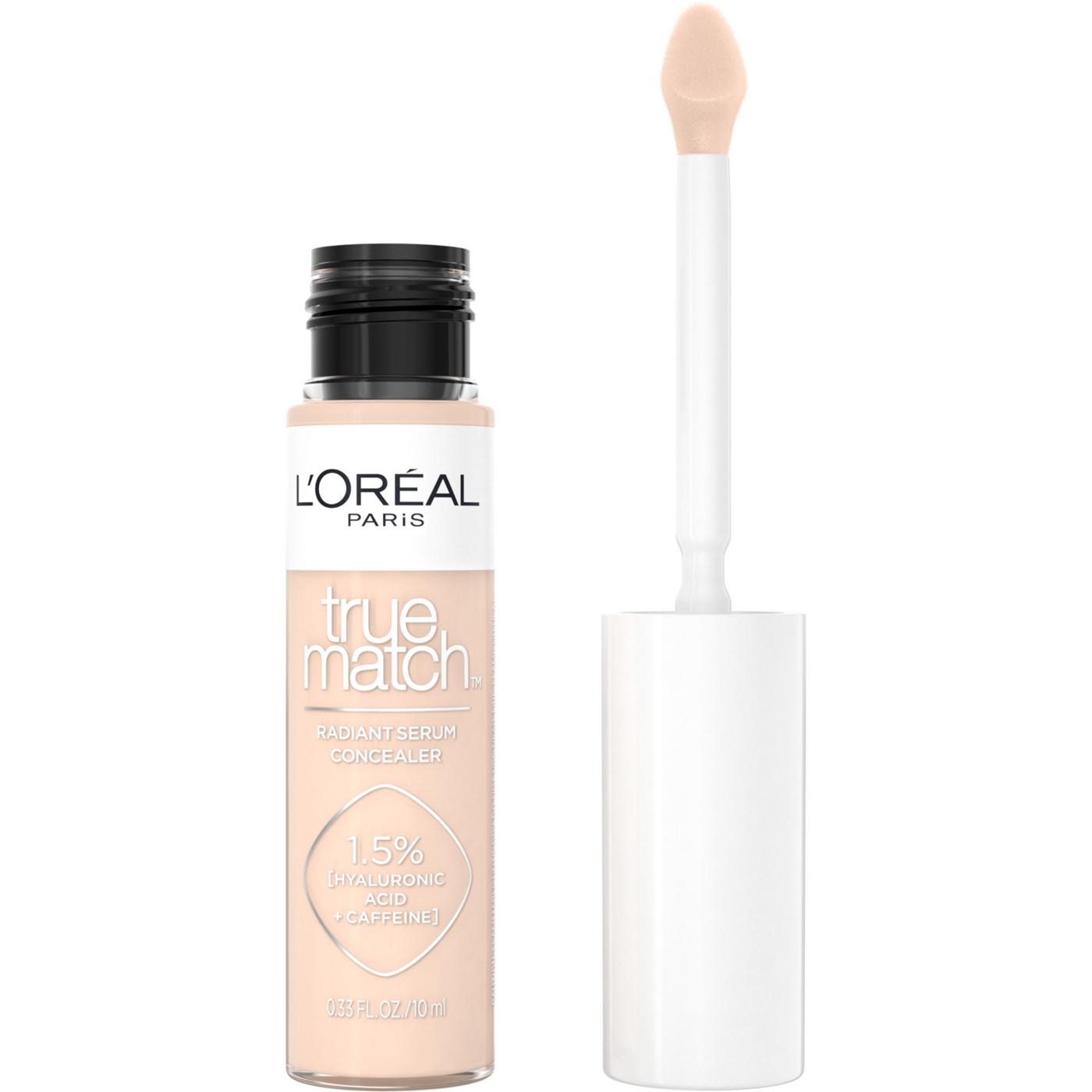 L'Oréal Paris True Match Radiant Serum Concealer with Hyaluronic Acid, Caffeine N2; image 1 of 8