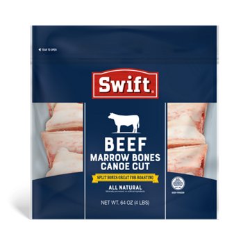 Swift Beef Marrow Bones Canoe Cut, 64 oz