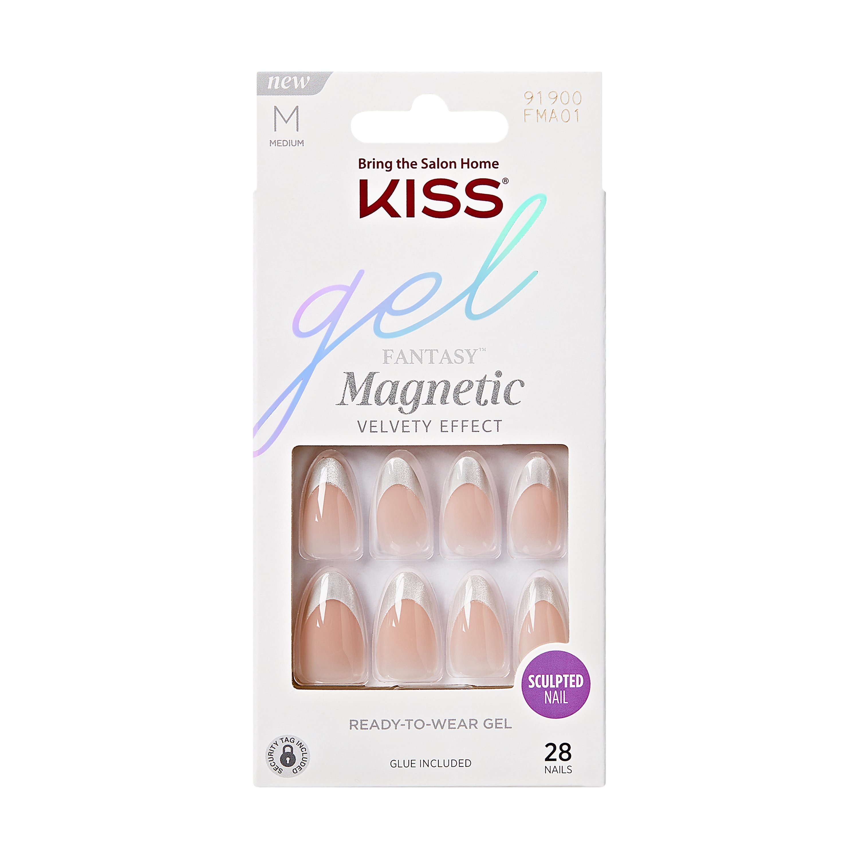 KISS Gel Fantasy Magnetic Nails - North Coast - Shop Nail Sets at H-E-B