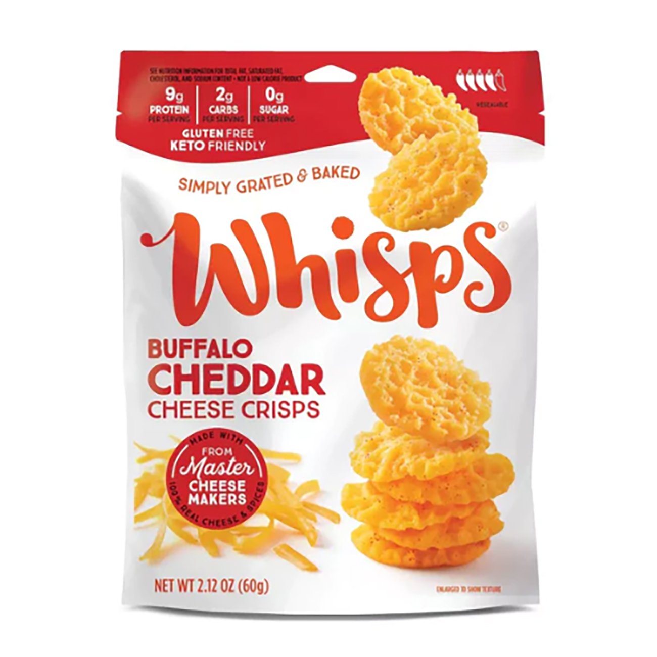 Whisps Buffalo Cheddar Cheese Crisps - Shop Chips At H-E-B