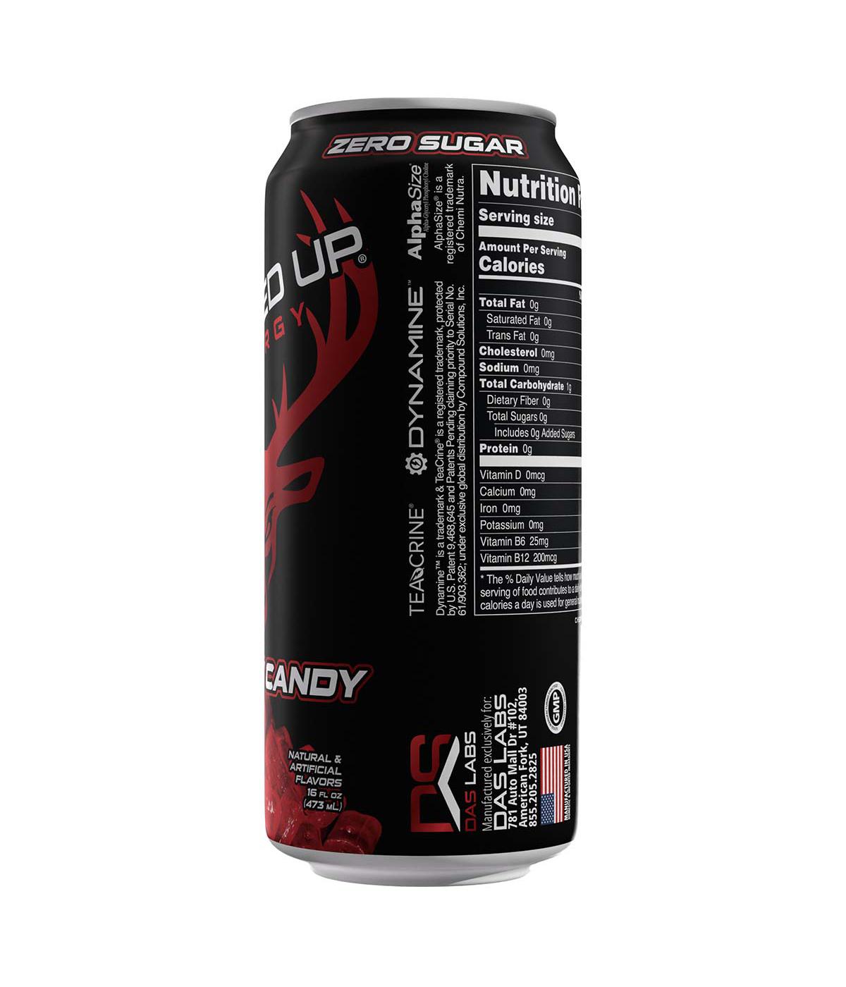 Bucked Up Zero Sugar Energy Drink - Cherry Candy; image 2 of 3