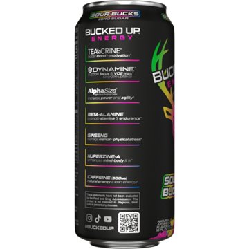 Bucked Up Zero Sugar Energy Drink - Sour Bucks 