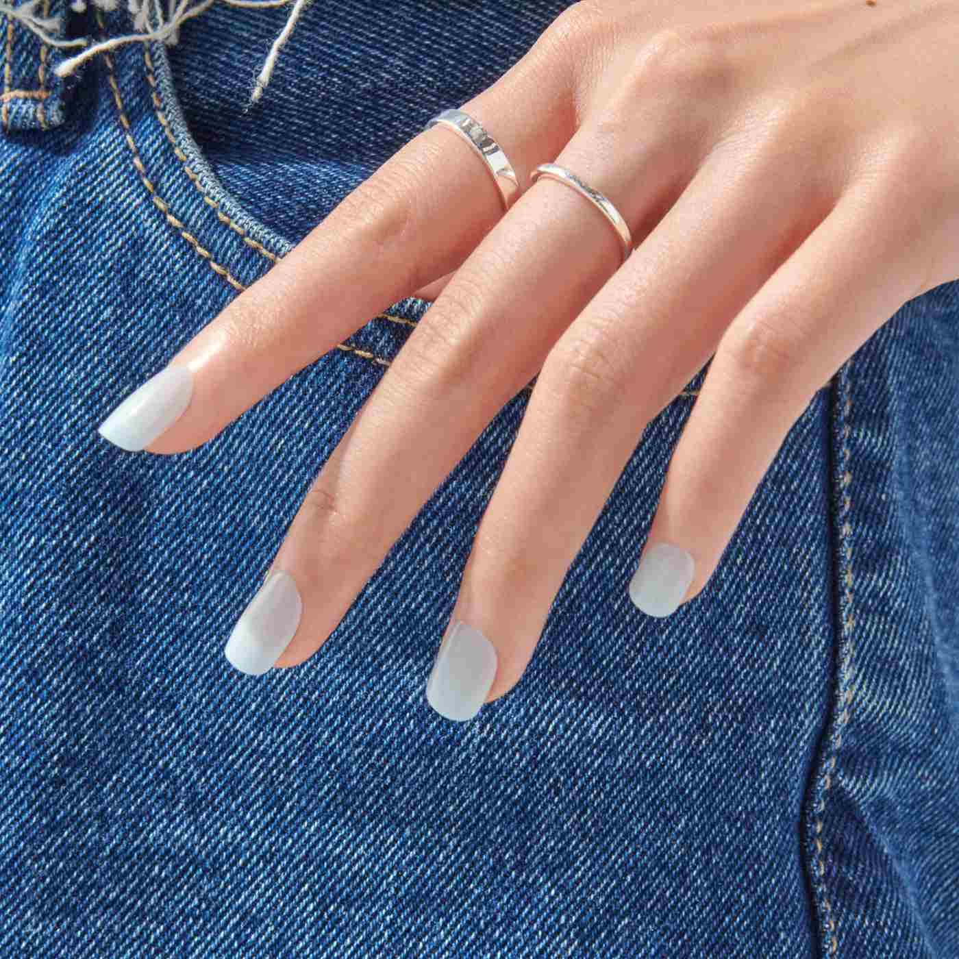 KISS imPRESS Press-On Manicure - Cloud Blue; image 2 of 6