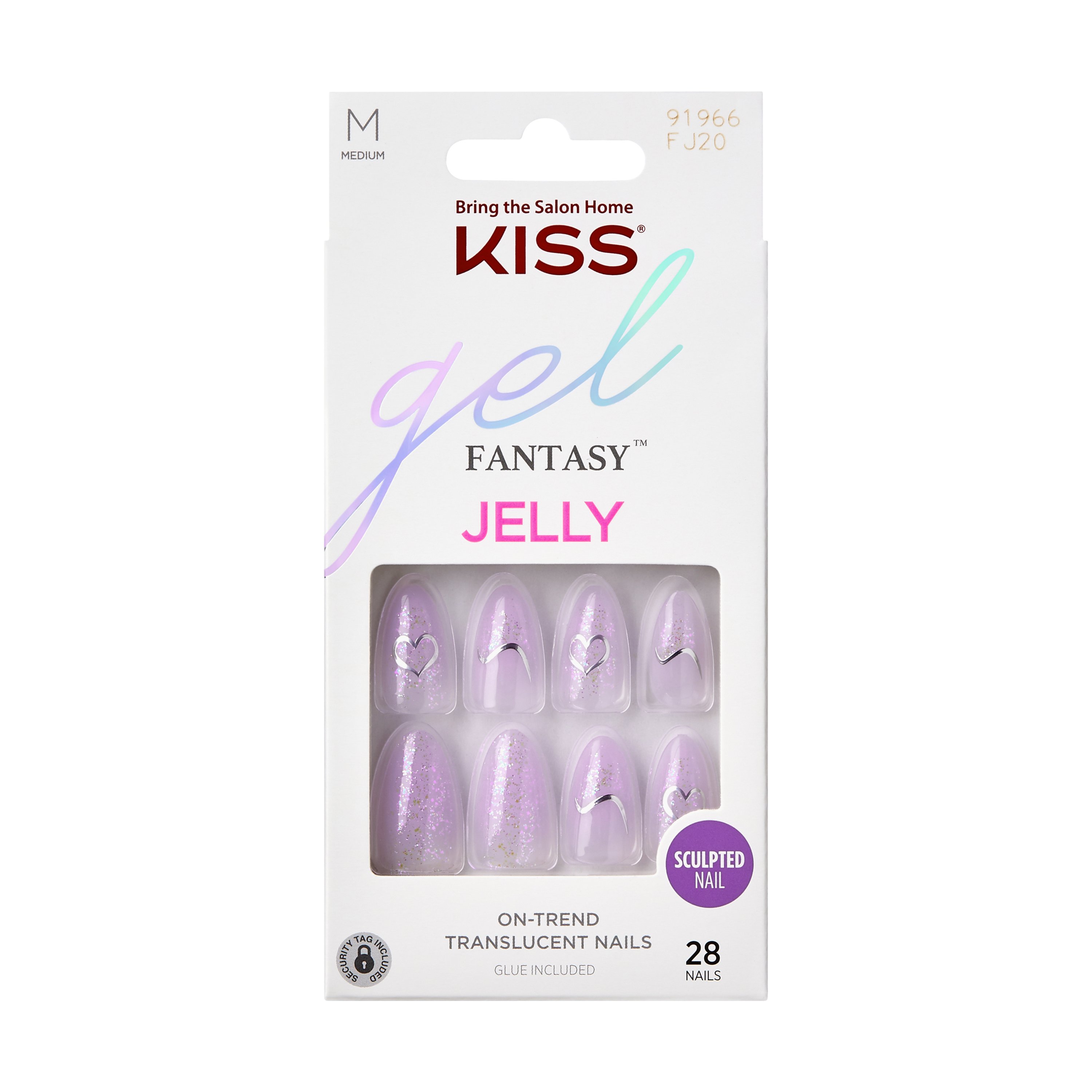 KISS Gel Fantasy Jelly Nails - One Day Jelly - Shop Nail Sets at H-E-B