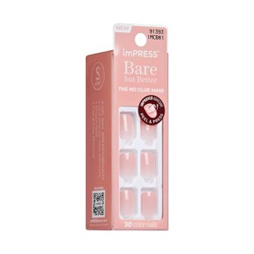 KISS imPRESS Bare But Better Manicure - Instinct, 30 ct