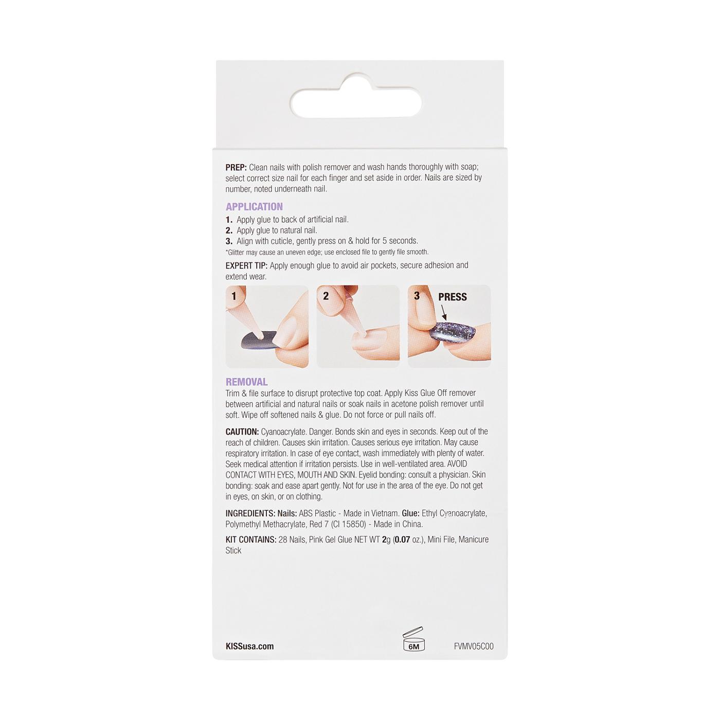 KISS Voguish Fantasy Nails Rainy Night Shop Nail sets at HEB