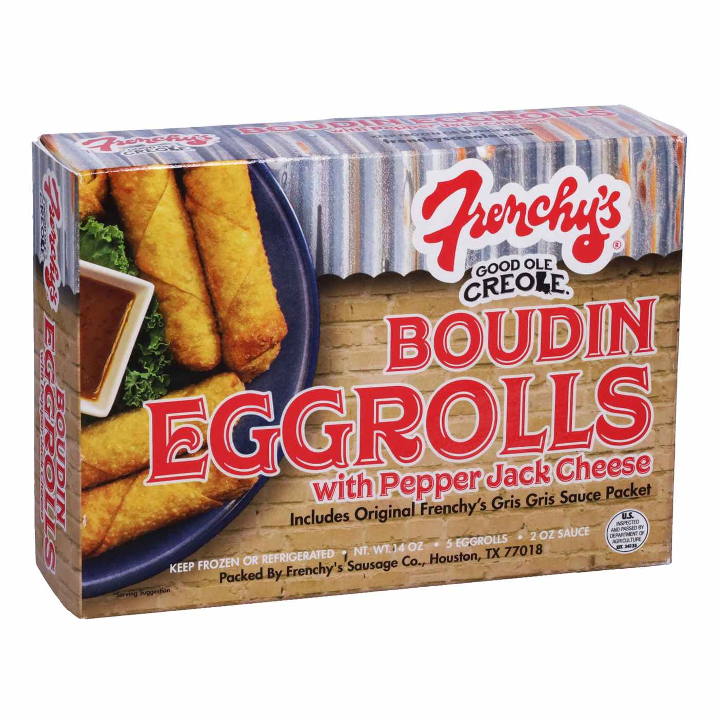 Frenchy's Boudin & Pepper Jack Cheese Eggrolls; image 1 of 5