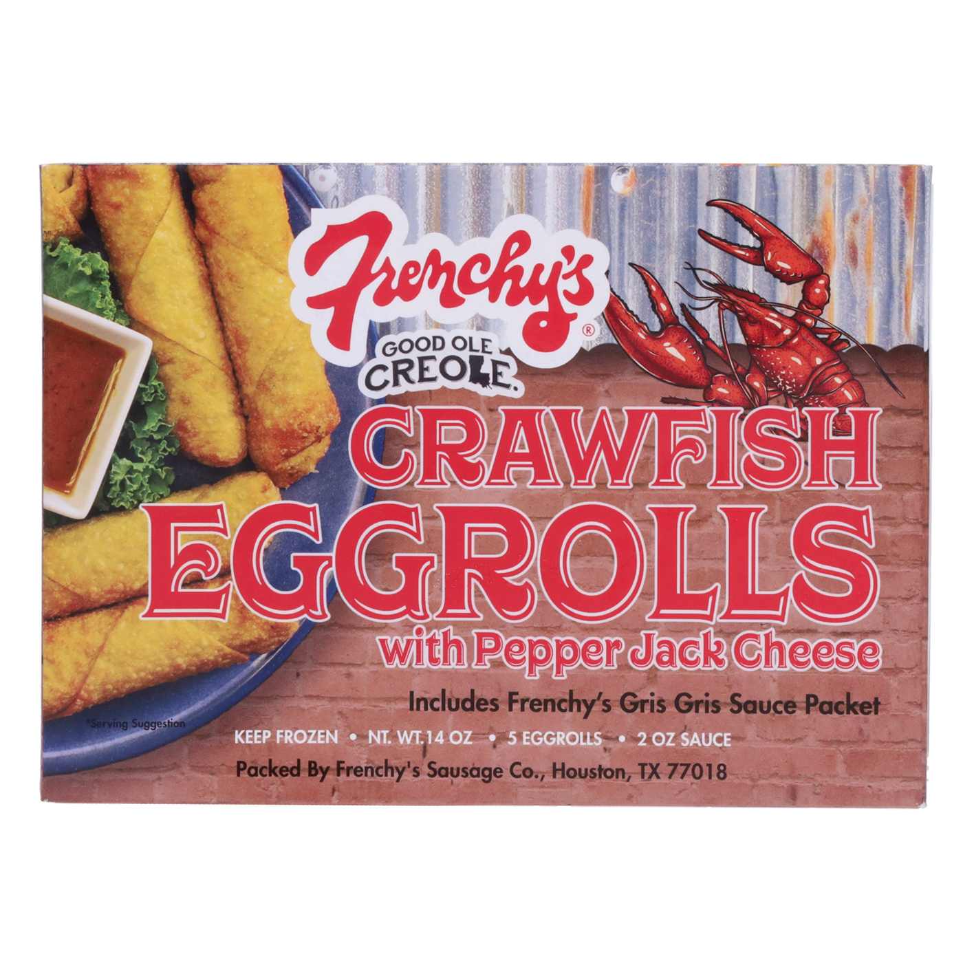 Frenchy's Crawfish & Pepper Jack Cheese Eggrolls Shop Appetizers at HEB