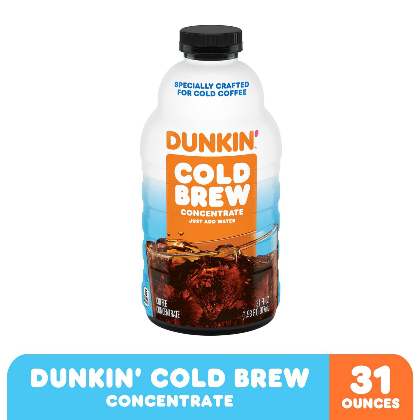 Dunkin' Black Cold Brew Coffee Concentrate; image 3 of 4