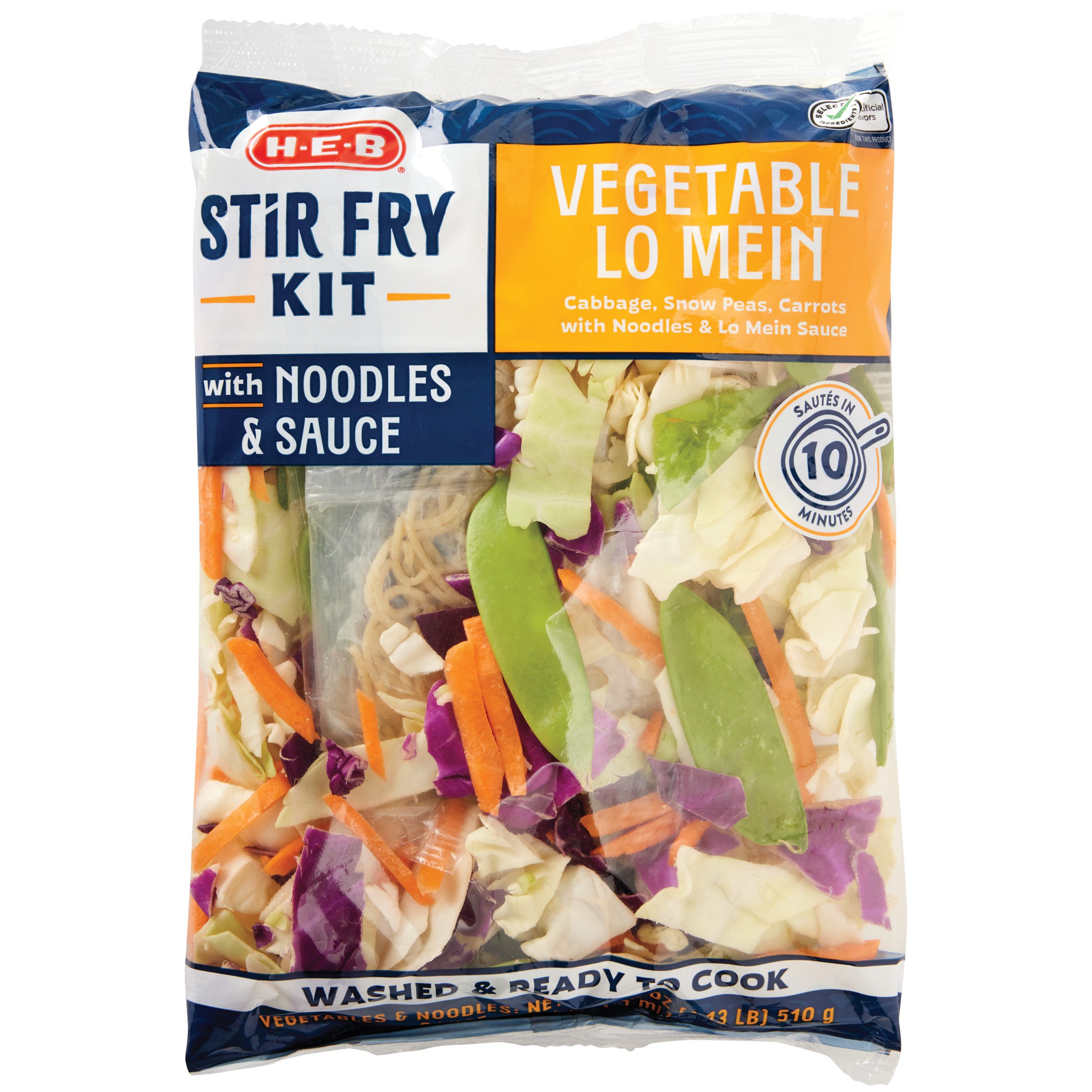 HEB Vegetable Stir Fry Kit Lo Mein Shop Mixed vegetables at HEB