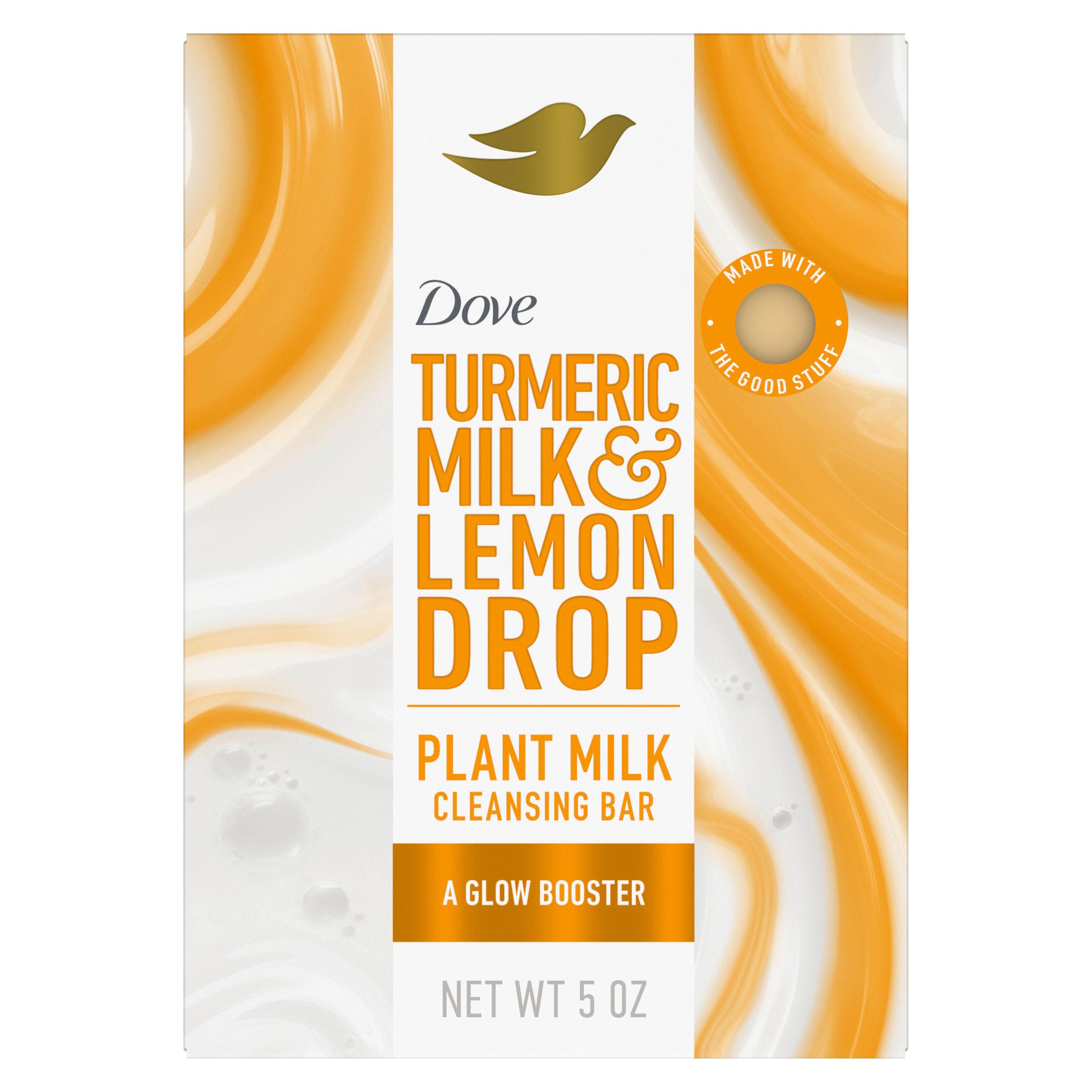 Dove Plant Milk Cleansing Bar - Turmeric Milk & Lemon Drop