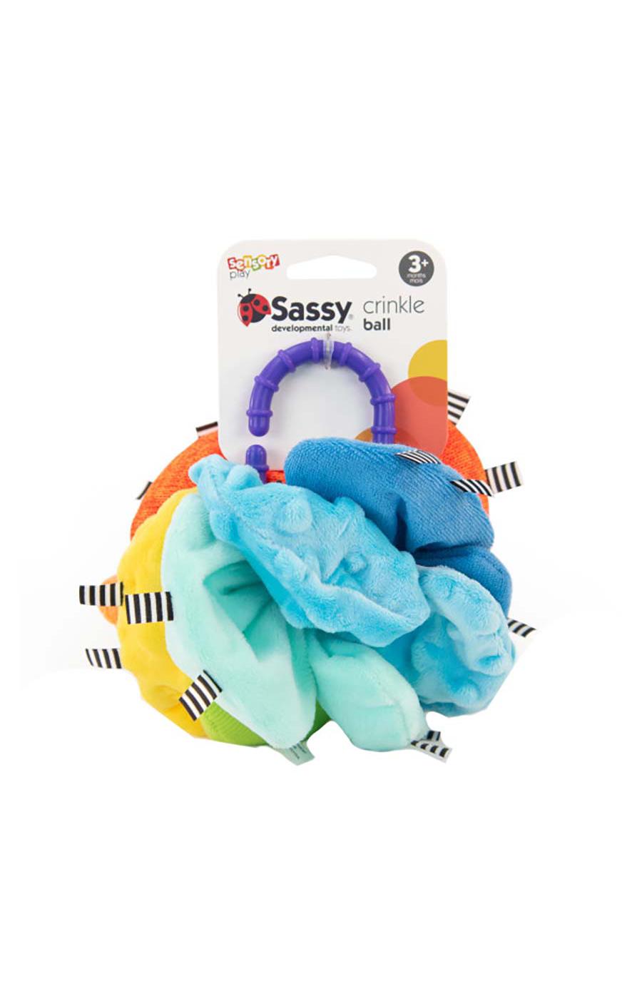 Sassy Crinkle Ball Toy; image 1 of 2