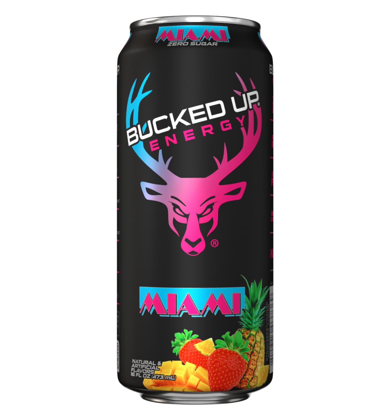 Bucked Up Zero Sugar Energy Drink - Miami; image 1 of 4