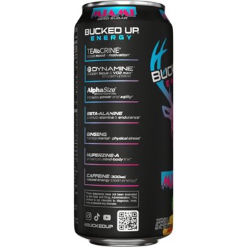 Bucked Up Zero Sugar Energy Drink - Miami