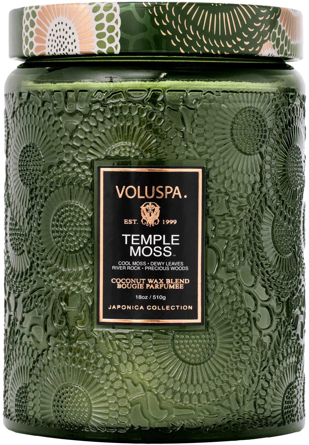 Voluspa Temple Moss Large Jar Candle , 18 oz | Central Market - Really ...