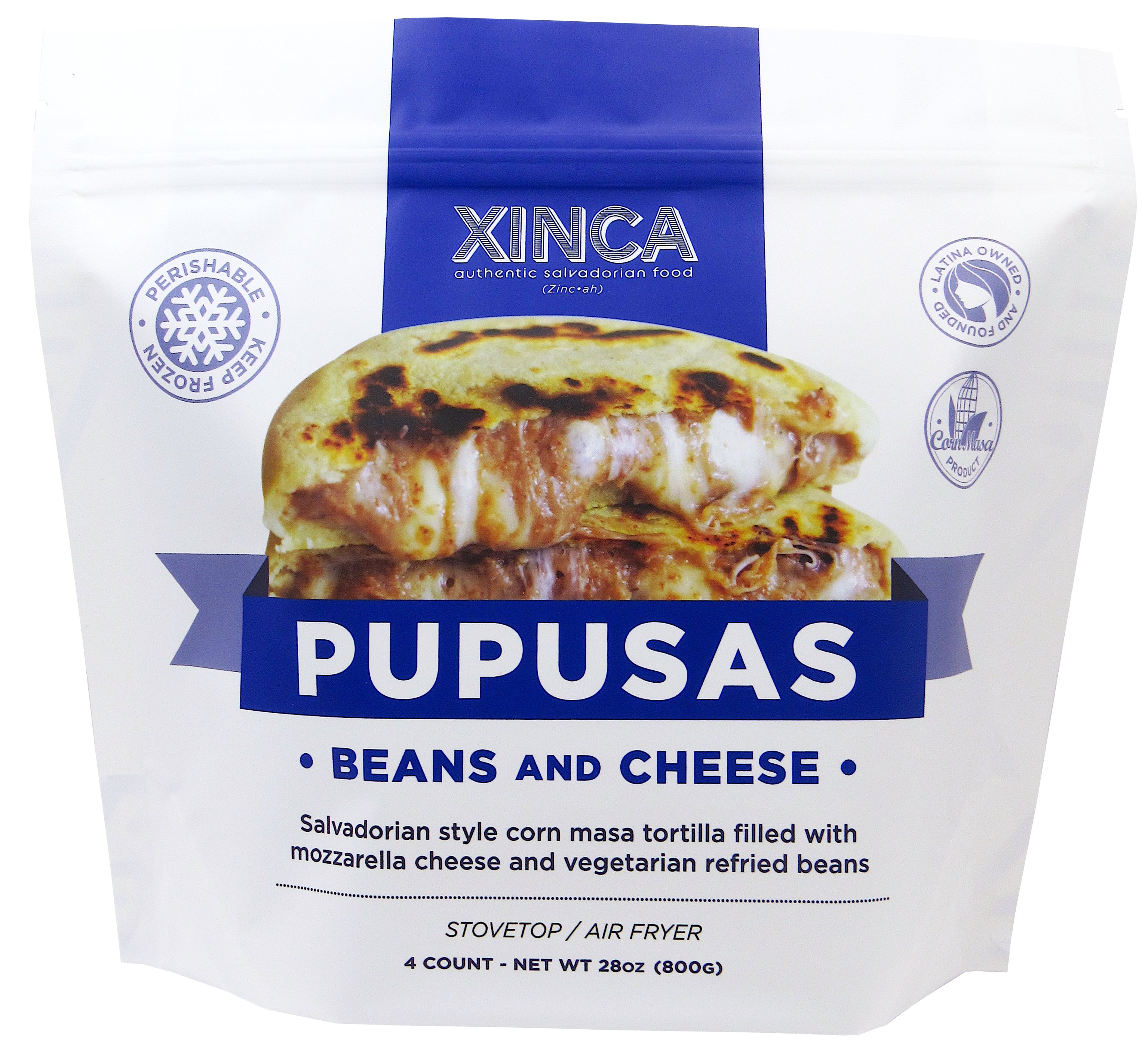 Xinca Bean and Cheese Pupusas, 4 ct | Central Market - Really Into