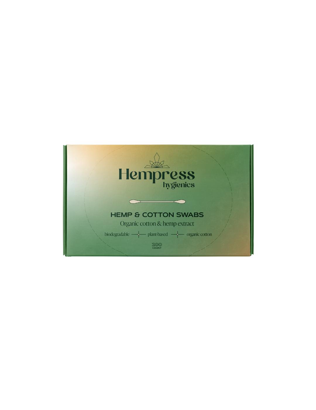 Hempress Hygienics Organic Cotton Cosmetic Ear Swab Buds; image 1 of 6