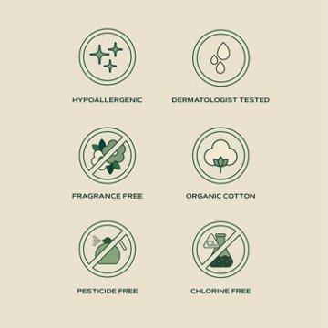 Hempress Hygienics Organic Cotton Cosmetic Ear Swab Buds, 200 ct