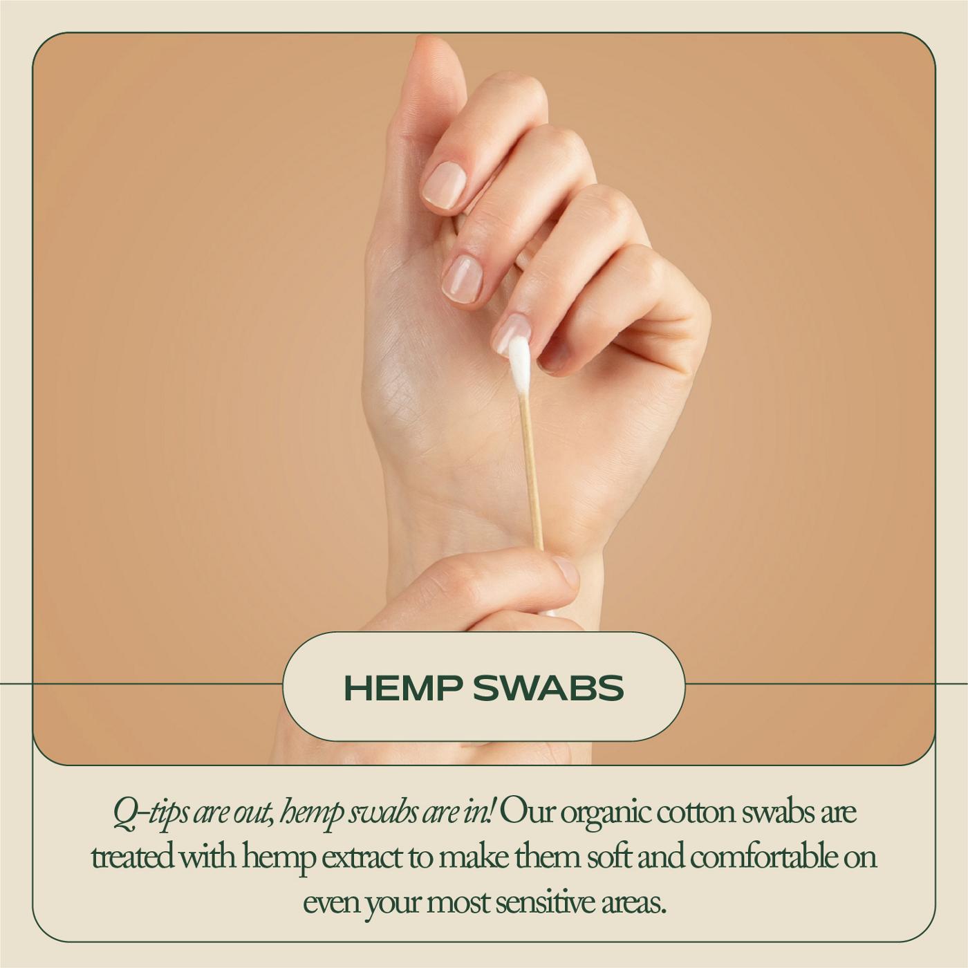 Hempress Hygienics Organic Cotton Cosmetic Ear Swab Buds; image 4 of 6