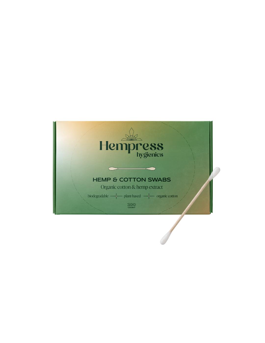 Hempress Hygienics Organic Cotton Cosmetic Ear Swab Buds; image 6 of 6