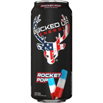 Bucked Up Zero Sugar Energy Drink - Rocket Pop